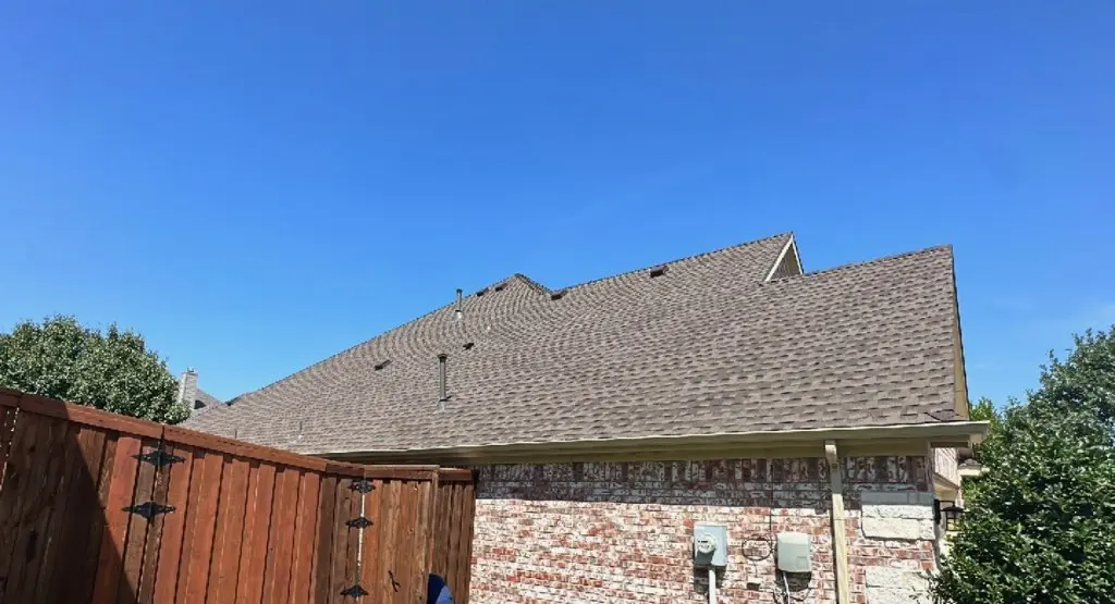 Completed roof replacement project in Gages Lake